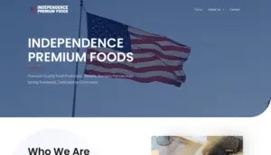 Screenshot of IPF Website